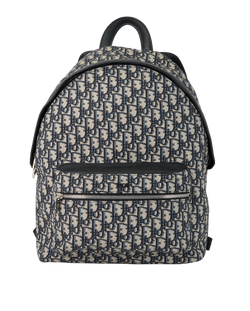 Rider Backpack, Canvas, Beige/Black, 01BO1223, 2*